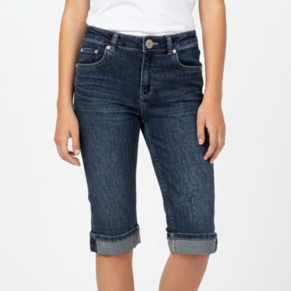 Levi's Other - Levi's Shorts Girls Size 14 Midi Vintage Rami Embellished Ramie Cotton